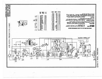 Air King 213 schematic circuit diagram